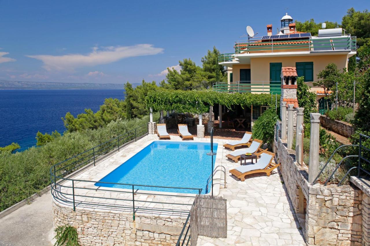 Unique Seaside Villa With Pool Vela Luka Exterior foto